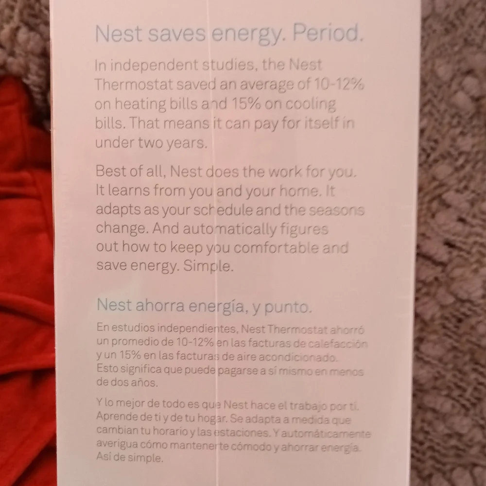 🆕Google Nest Learning Thermostat T3007ES Stainless Steel Color SEALED PACKAGE